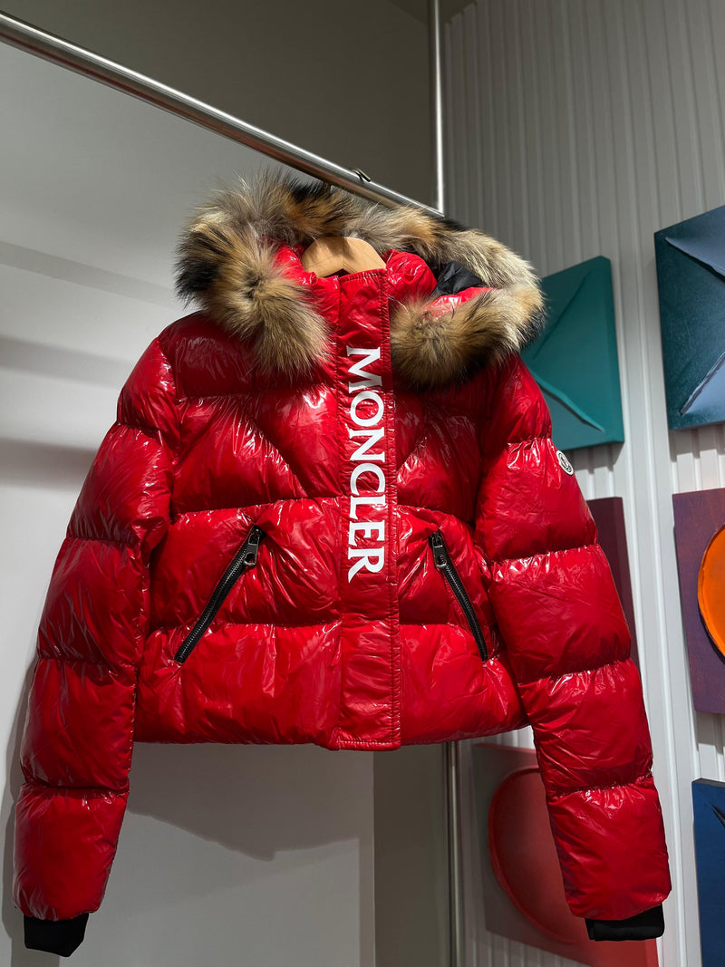 Red Women Puffer Jacket