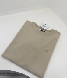Beige Cotton Women T-shirt
