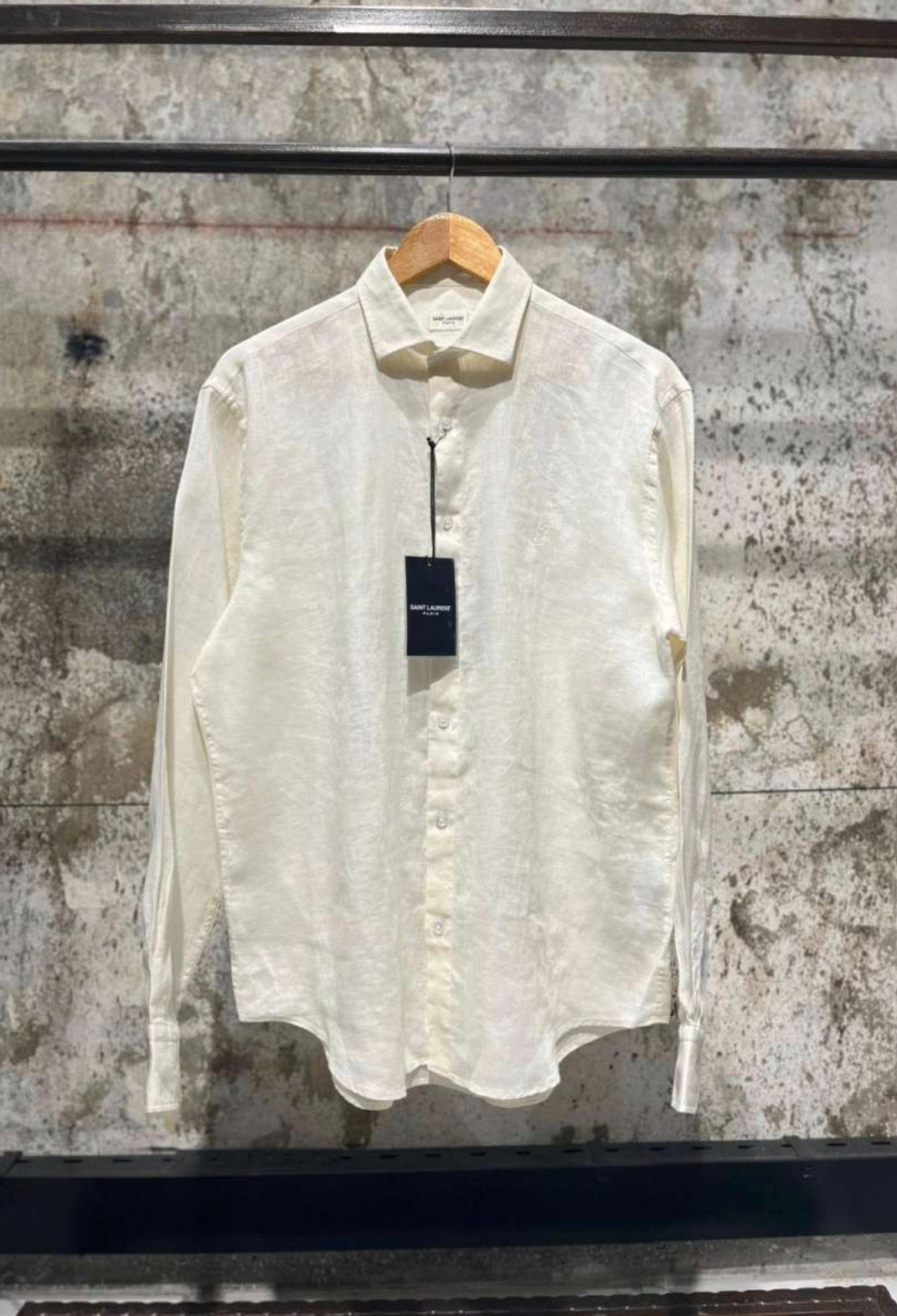 Cream Linen Shirt
