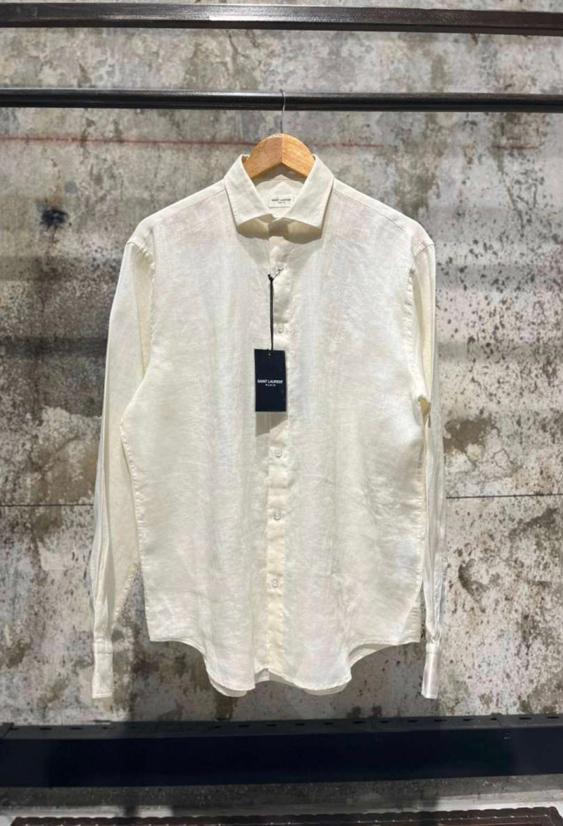 Cream Linen Shirt