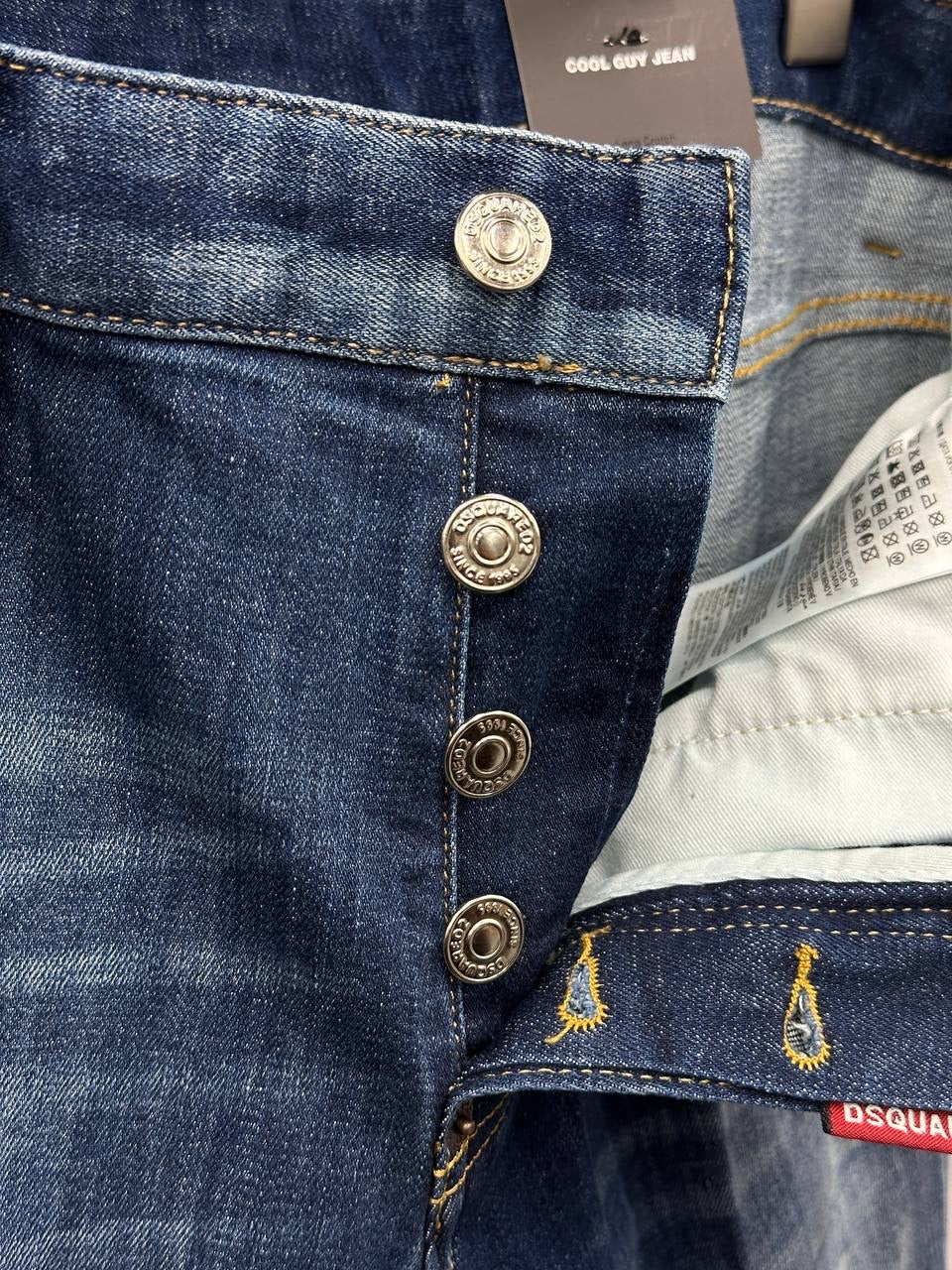 Blue Denim Ripped Jeans