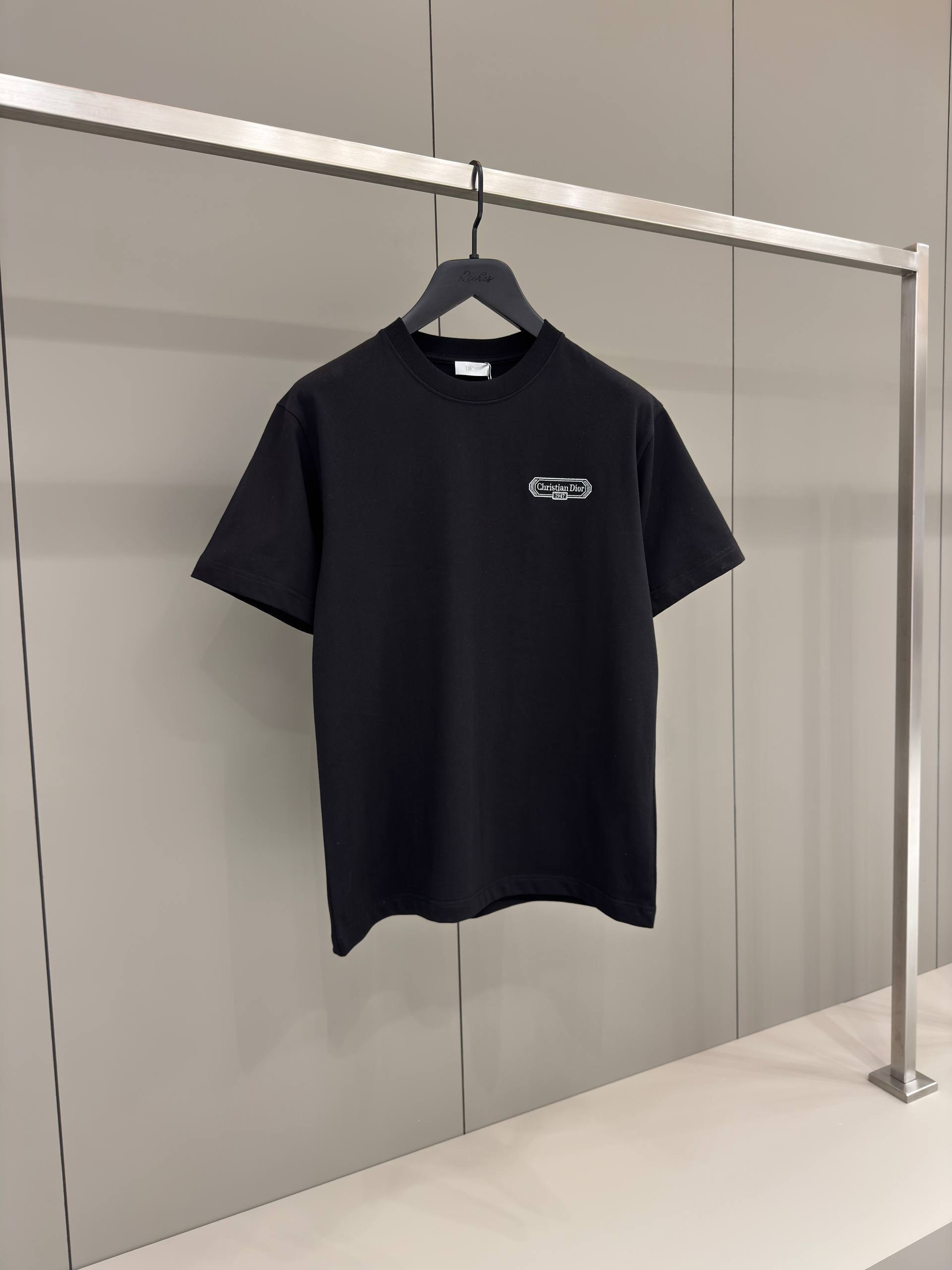 Black Cotton T-shirt