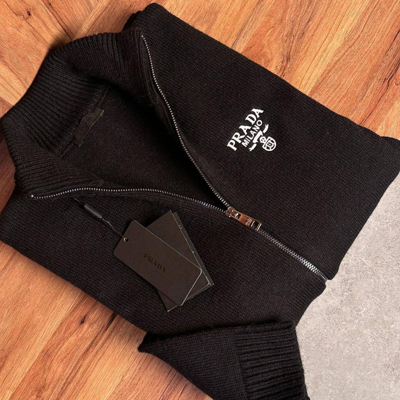 Black Knitted Sweater