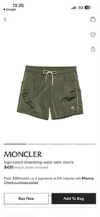 Green Swim Shorts