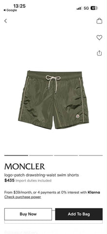 Green Swim Shorts