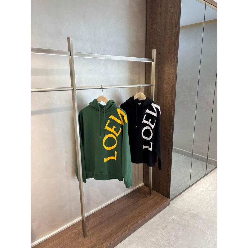 Black & Green Oversized Hoodie