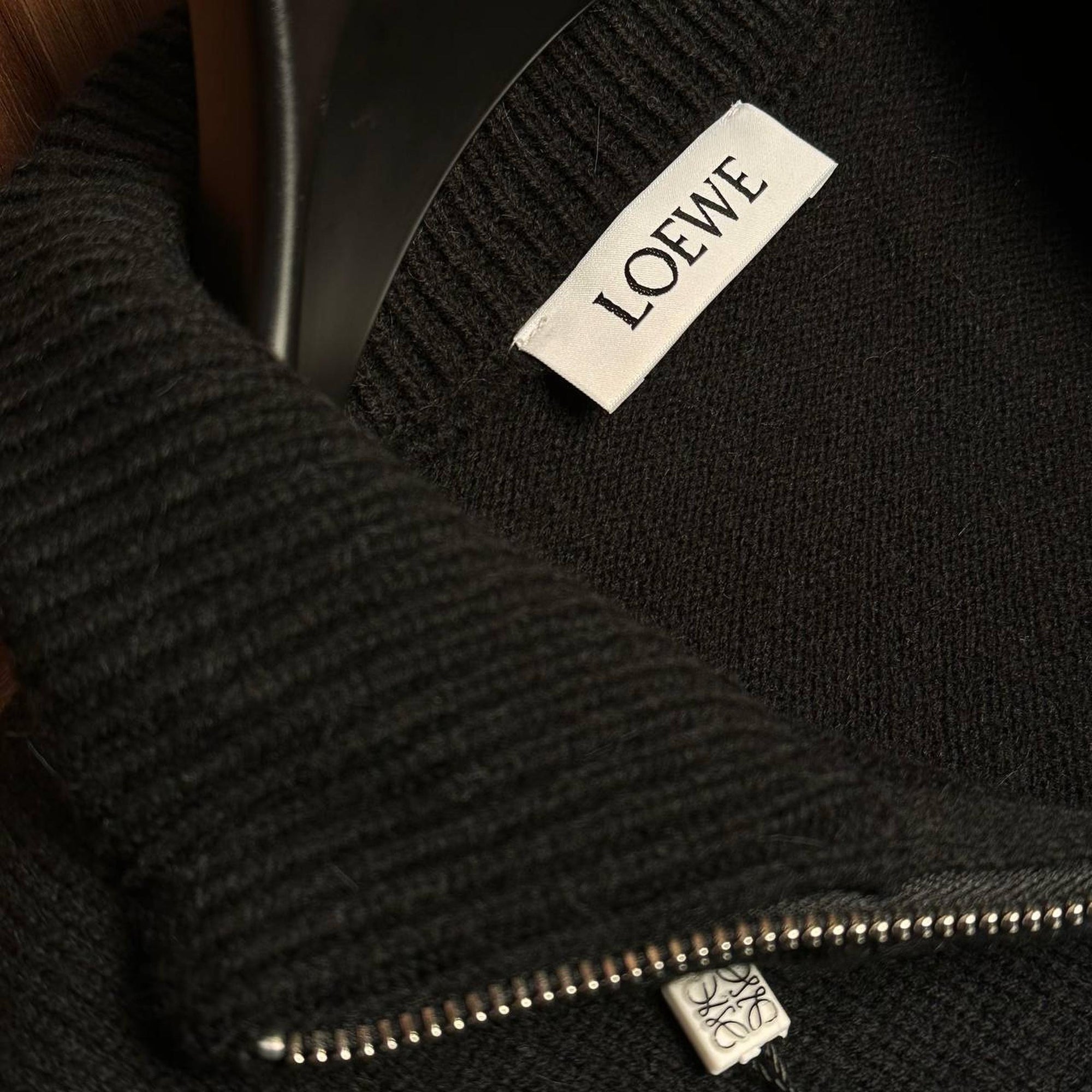 Black & Grey Knitted Sweater
