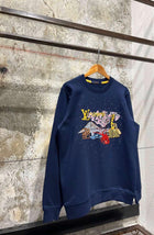 Dark Blue Oversized Blouse