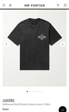 Dark Grey Cotton T-shirt