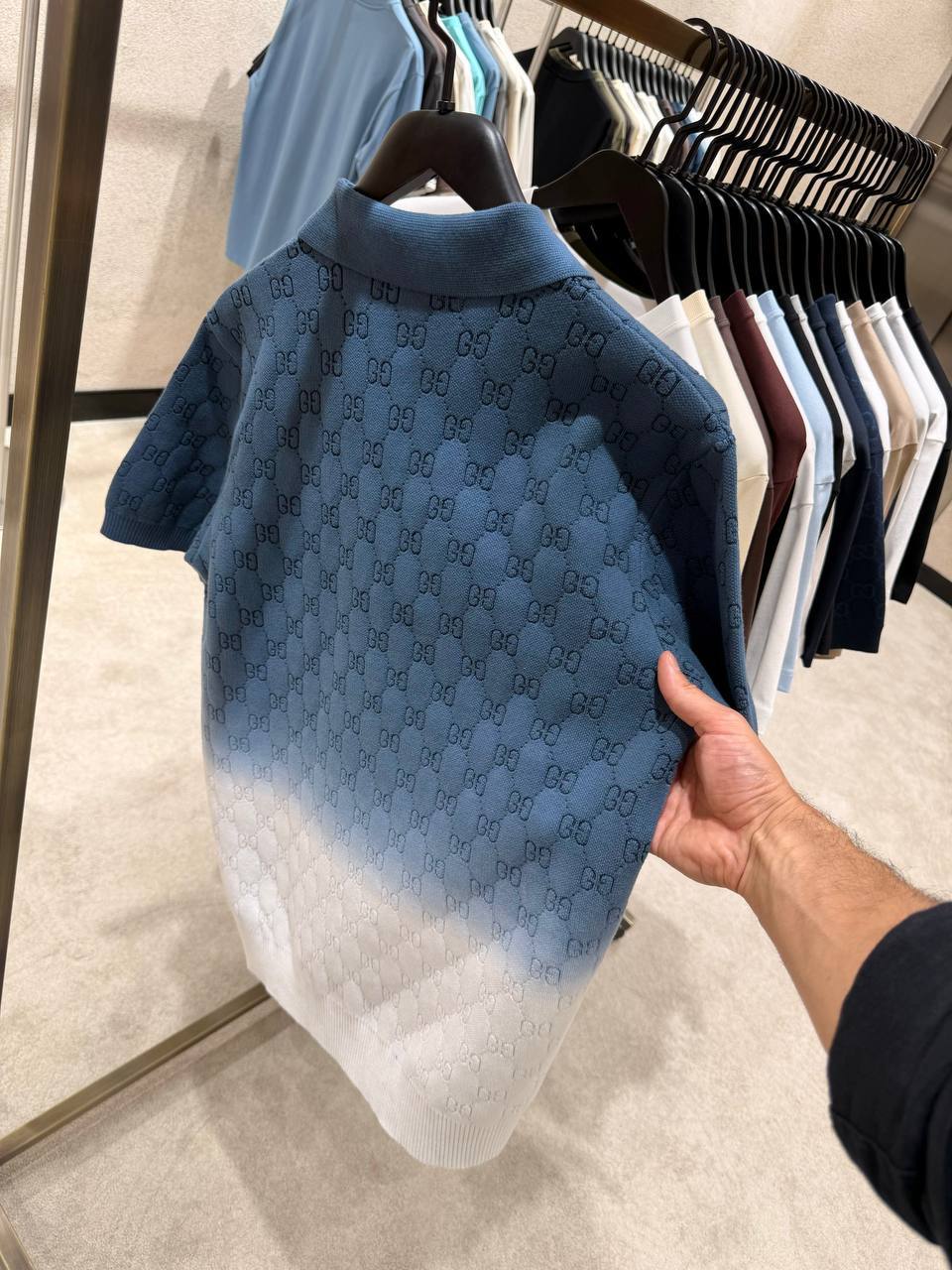 Monogram Polo Cotton T-shirt