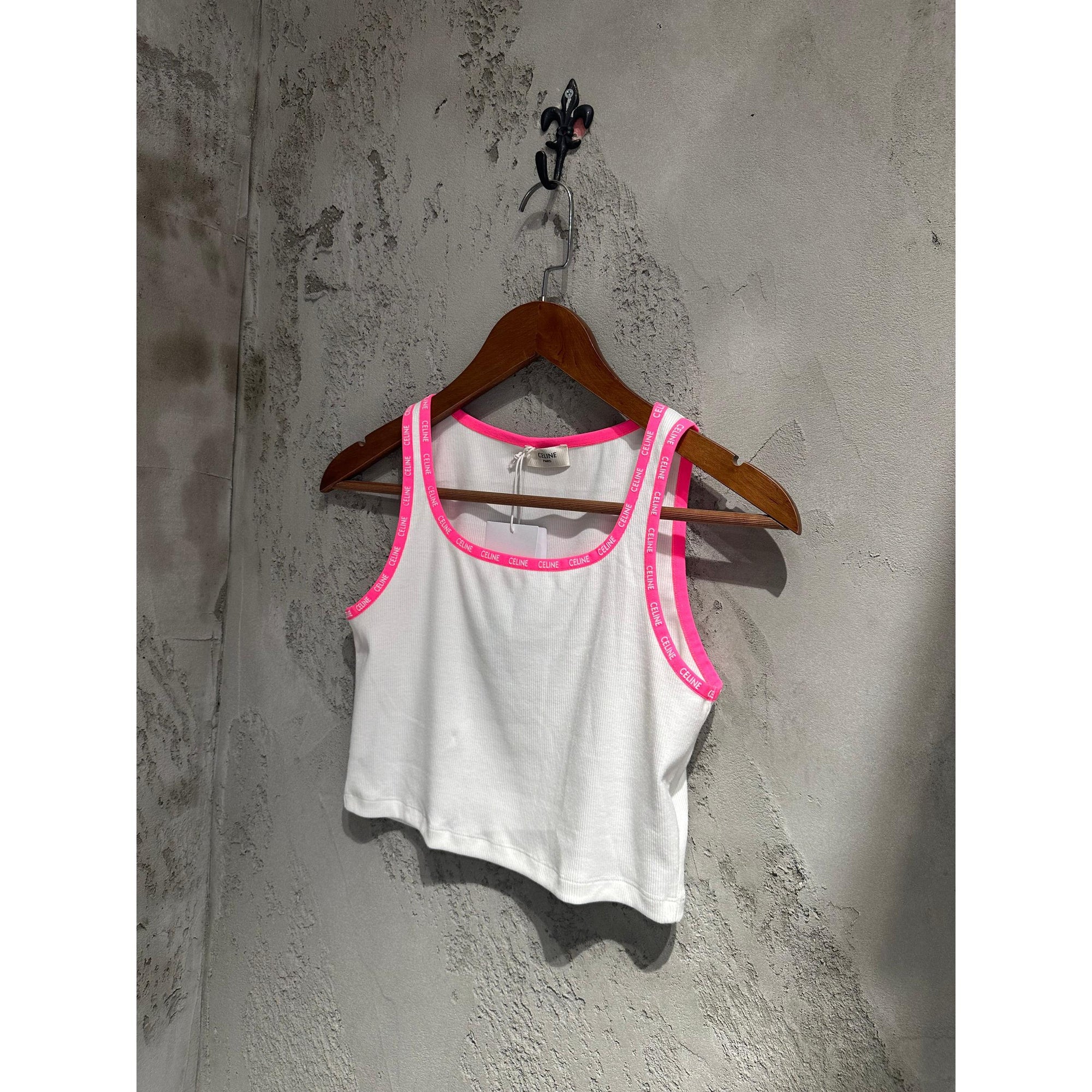 Dámský bavlněný crop top v černé a bílé barvě