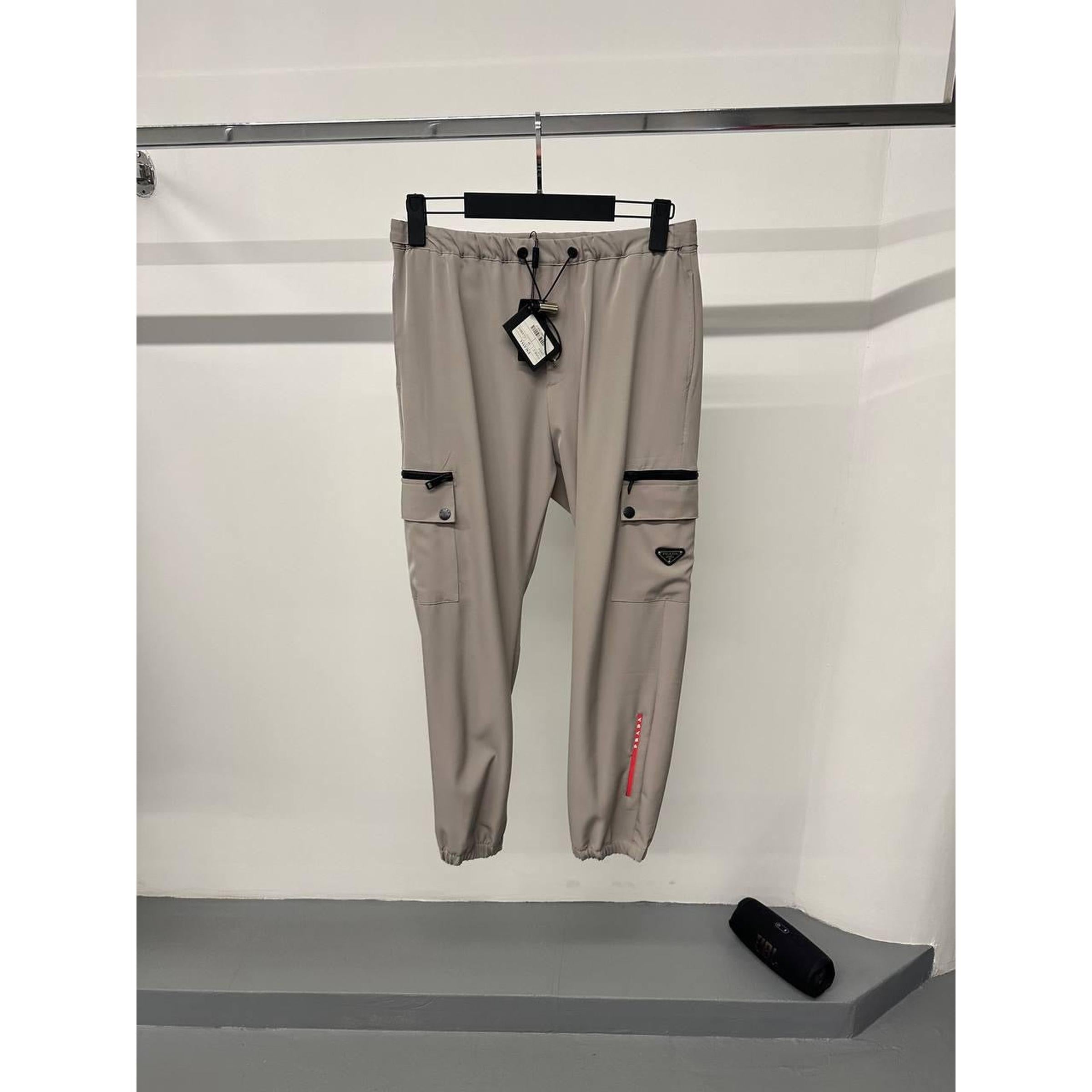 Beige Summer Track Pants