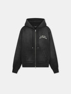 Dark Grey Cotton Hoodie