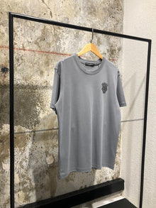 Oversized T-shirt with Embroidered Logo