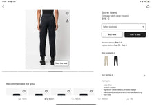 Black & Green Cargo Pants