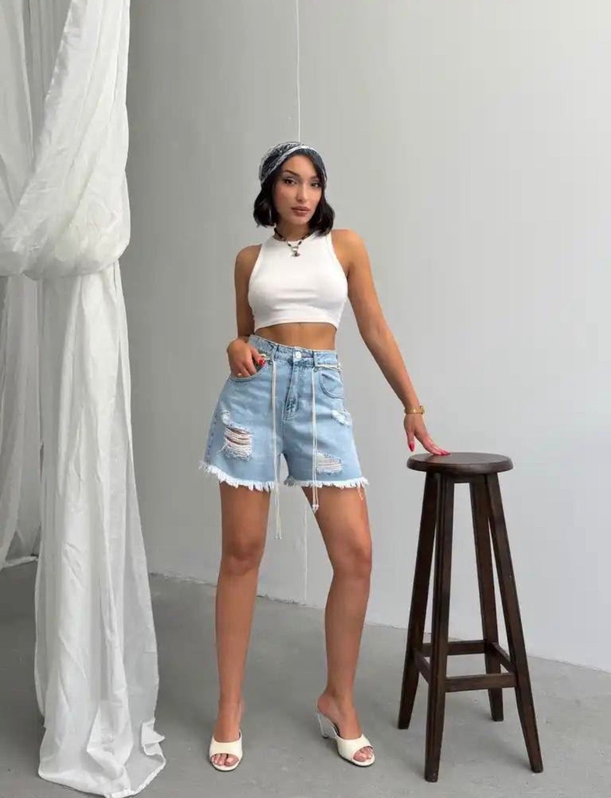 Light Blue Shorts