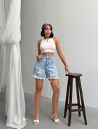 Light Blue Shorts