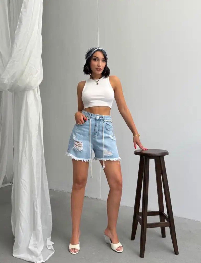 Light Blue Shorts