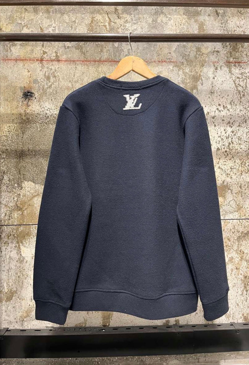 Dark Blue Oversized Blouse