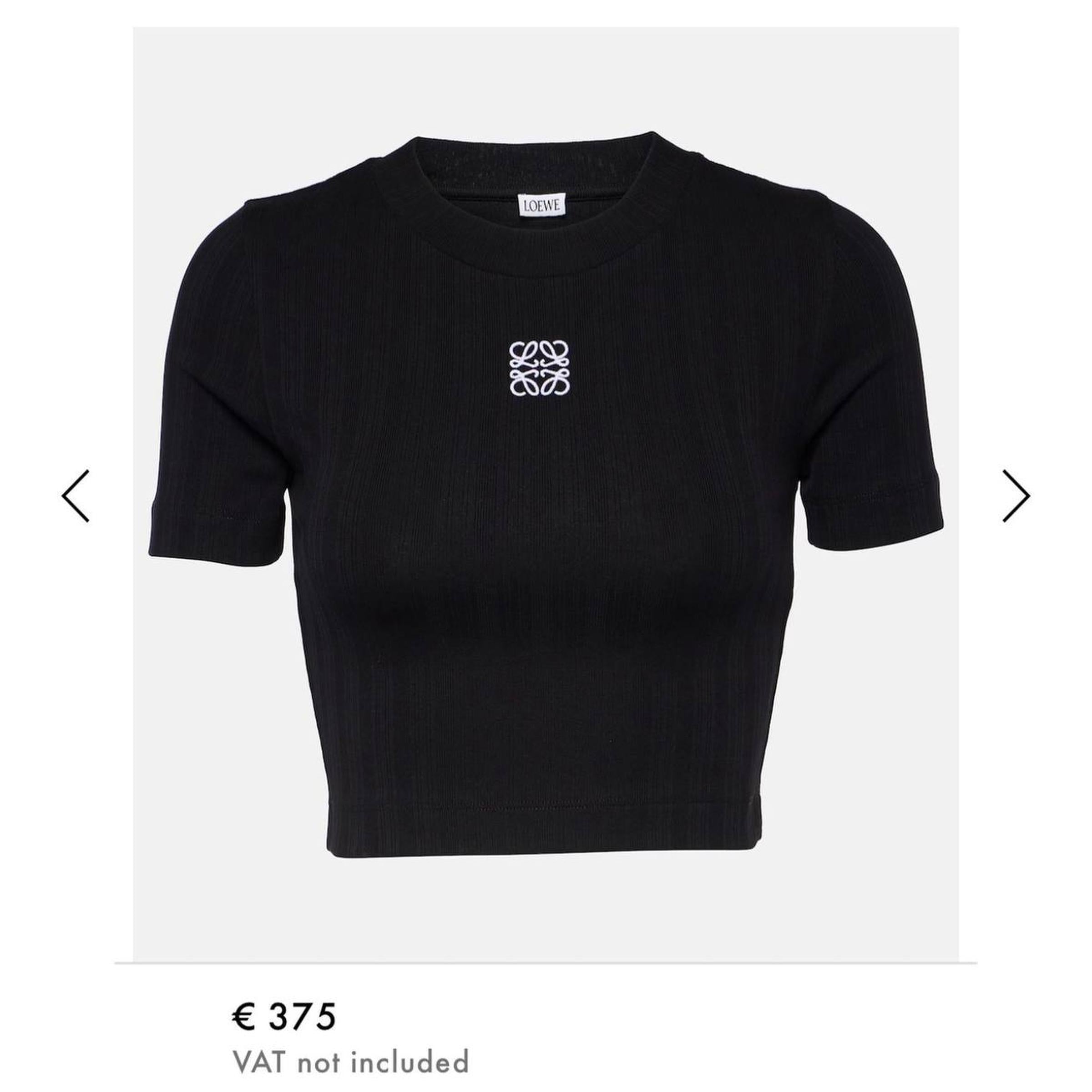 Černobílý dámský crop top