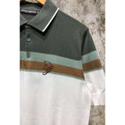 Knitted Polo T-shirt with Embroidered Logo