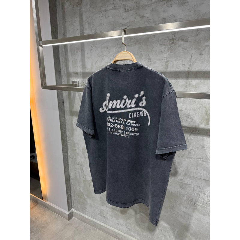 Dark Grey Washed Oversized T-Shirt