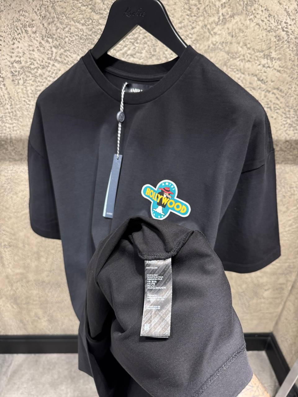 Dark Grey Cotton T-shirt