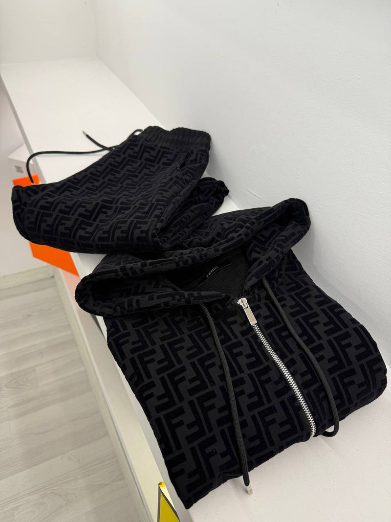 Black Women Cotton Tracksuit