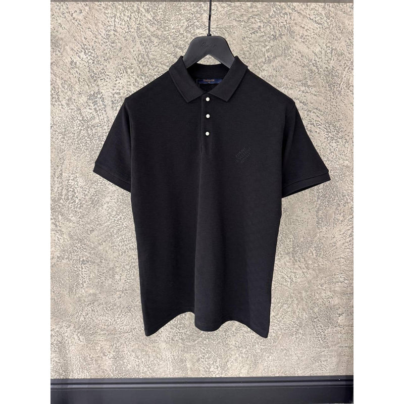 Black Monogram Polo T-shirt