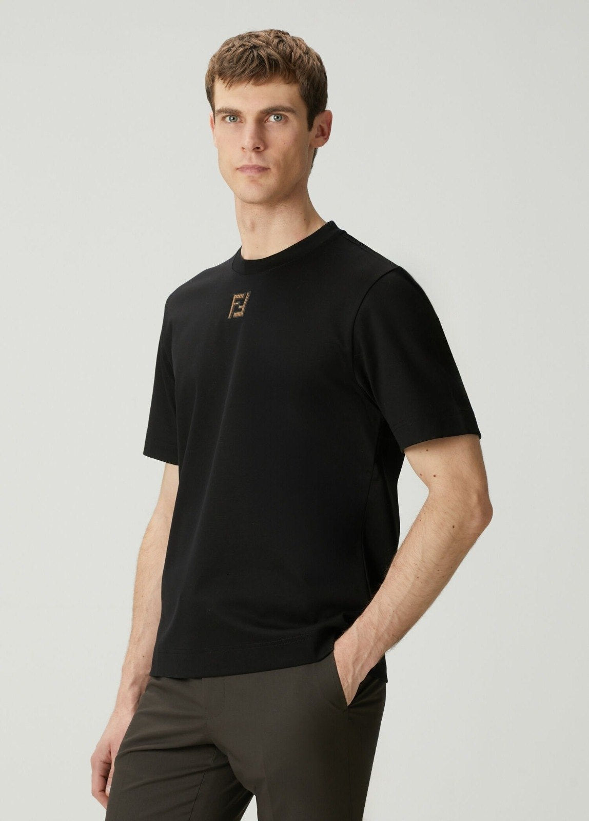 Black Cotton T-shirt