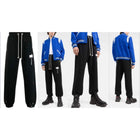 Black Cotton Track Pants