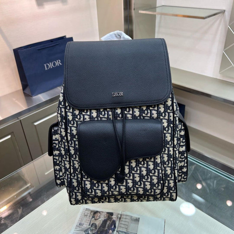 Monogram Saddle Backpack