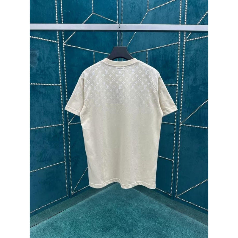 Beige Monogram Oversized T-shirt
