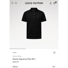 Black Monogram Polo T-shirt