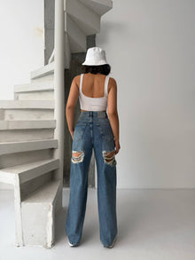 Blue Ripped Jeans