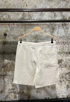 Cream Linen Shorts