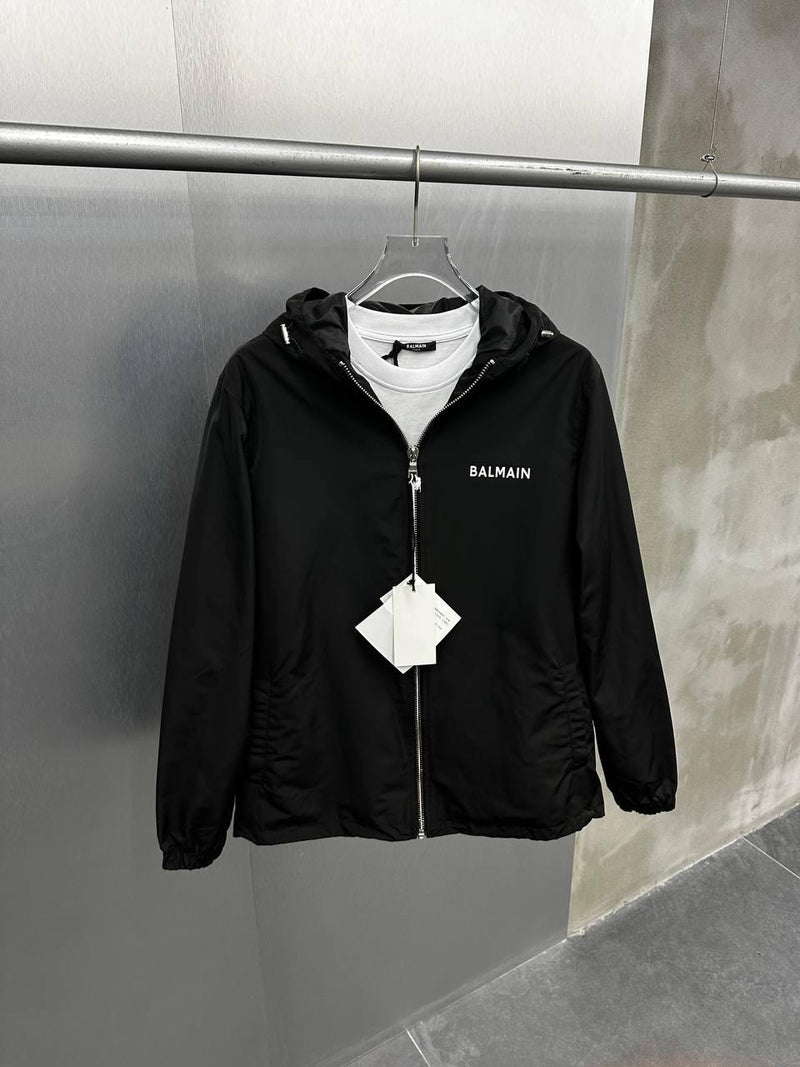 Black Hooded Jacket