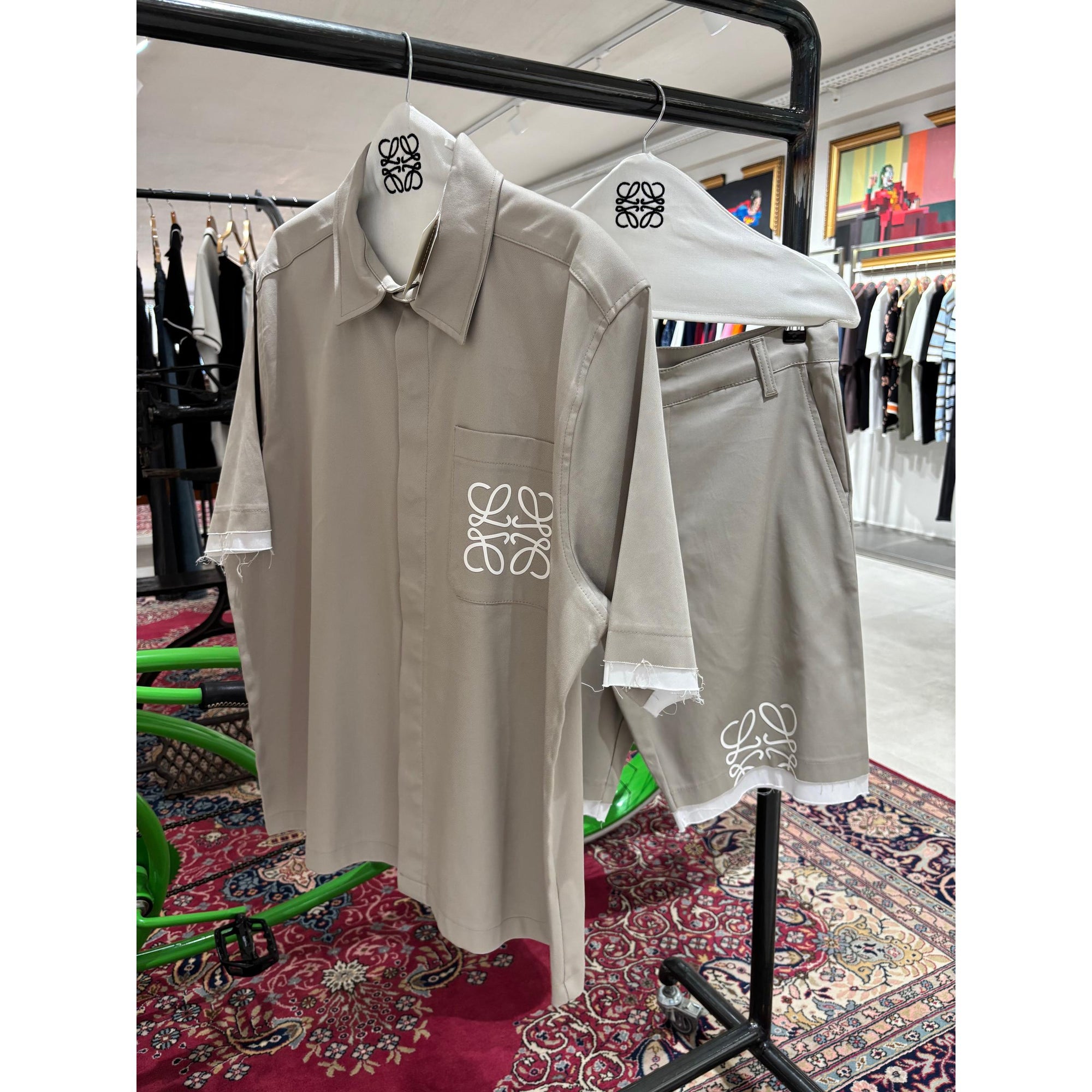 Grey Premium Summer Set in 2 Pieces