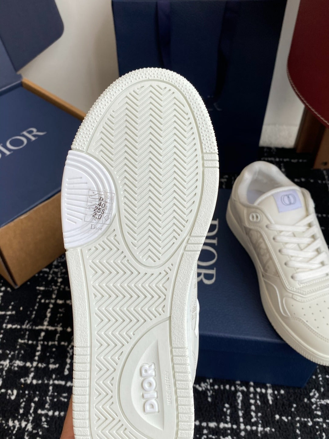 White Real Leather Men Sneakers