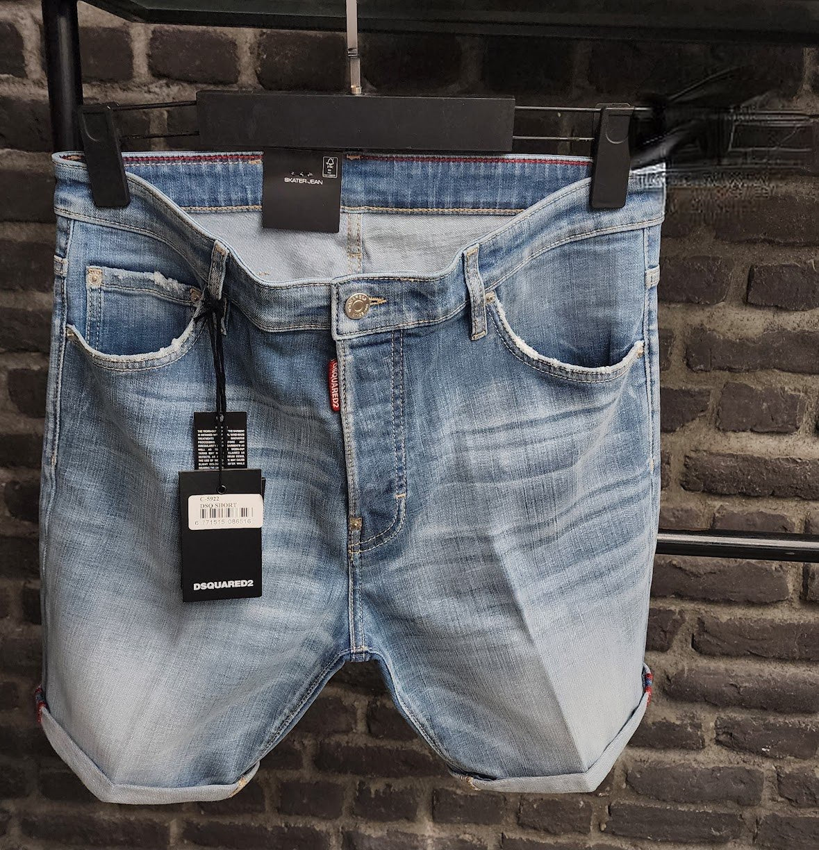 Light Blue Short Jeans