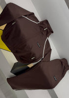 Black & Brown Cotton Tracksuit