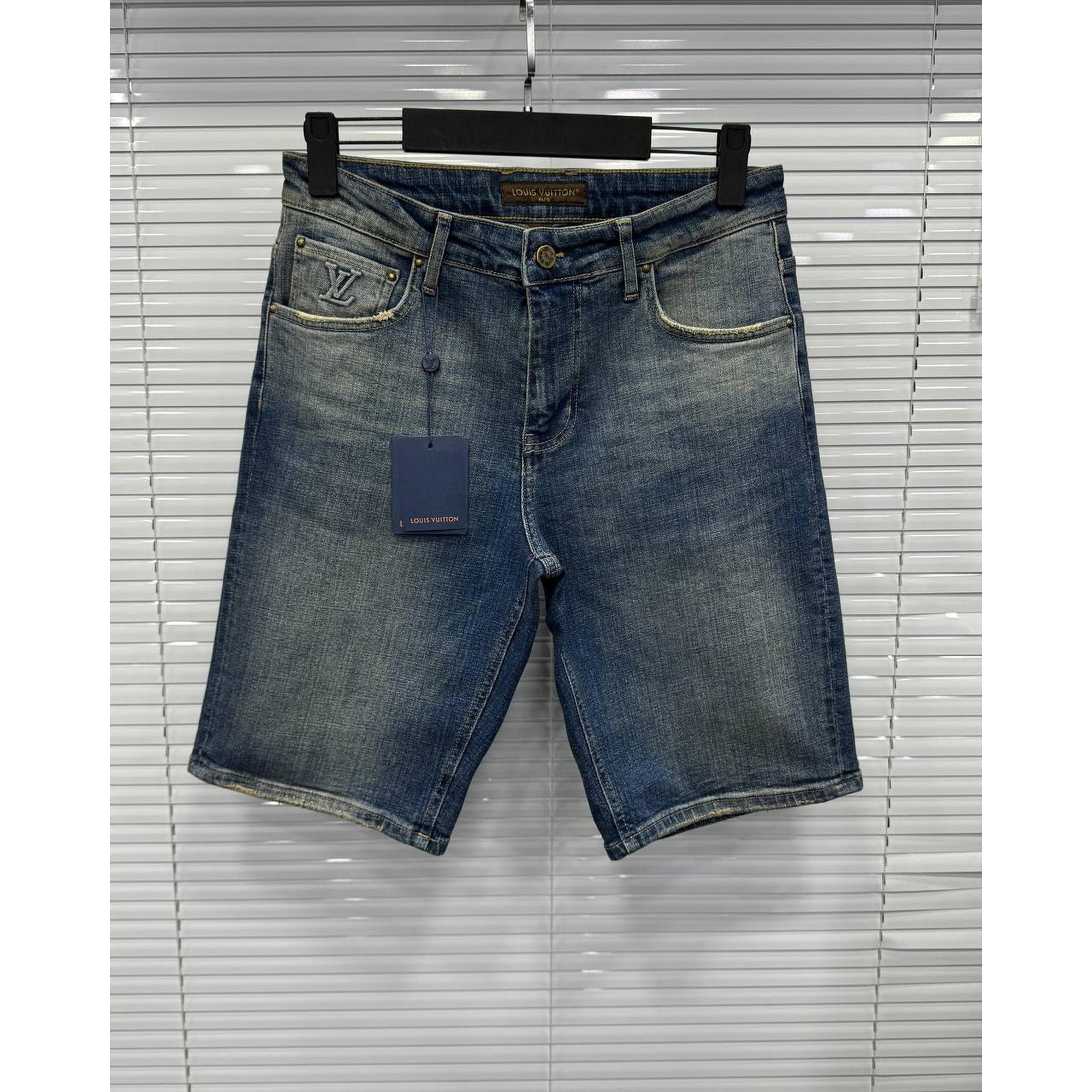 Blue Denim Shorts