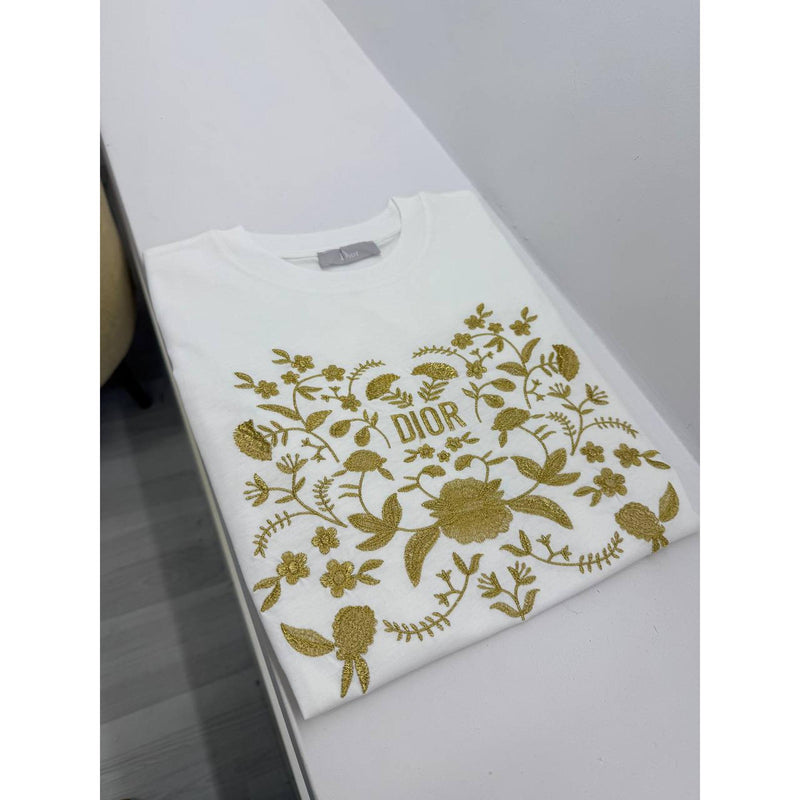 White Women Cotton T-shirt