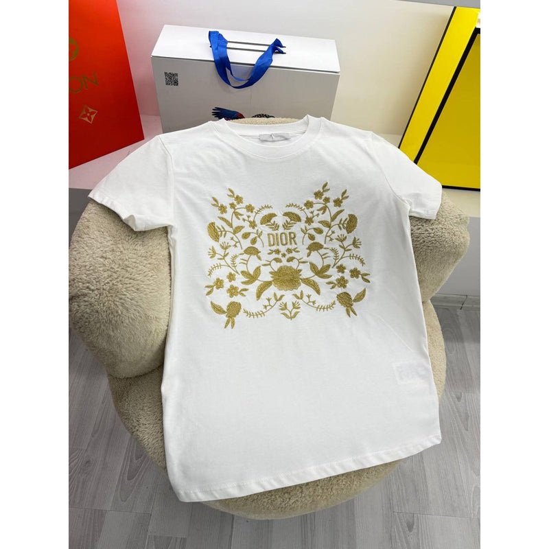 White Women Cotton T-shirt