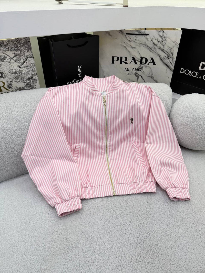 Pink Windbreaker Jacket