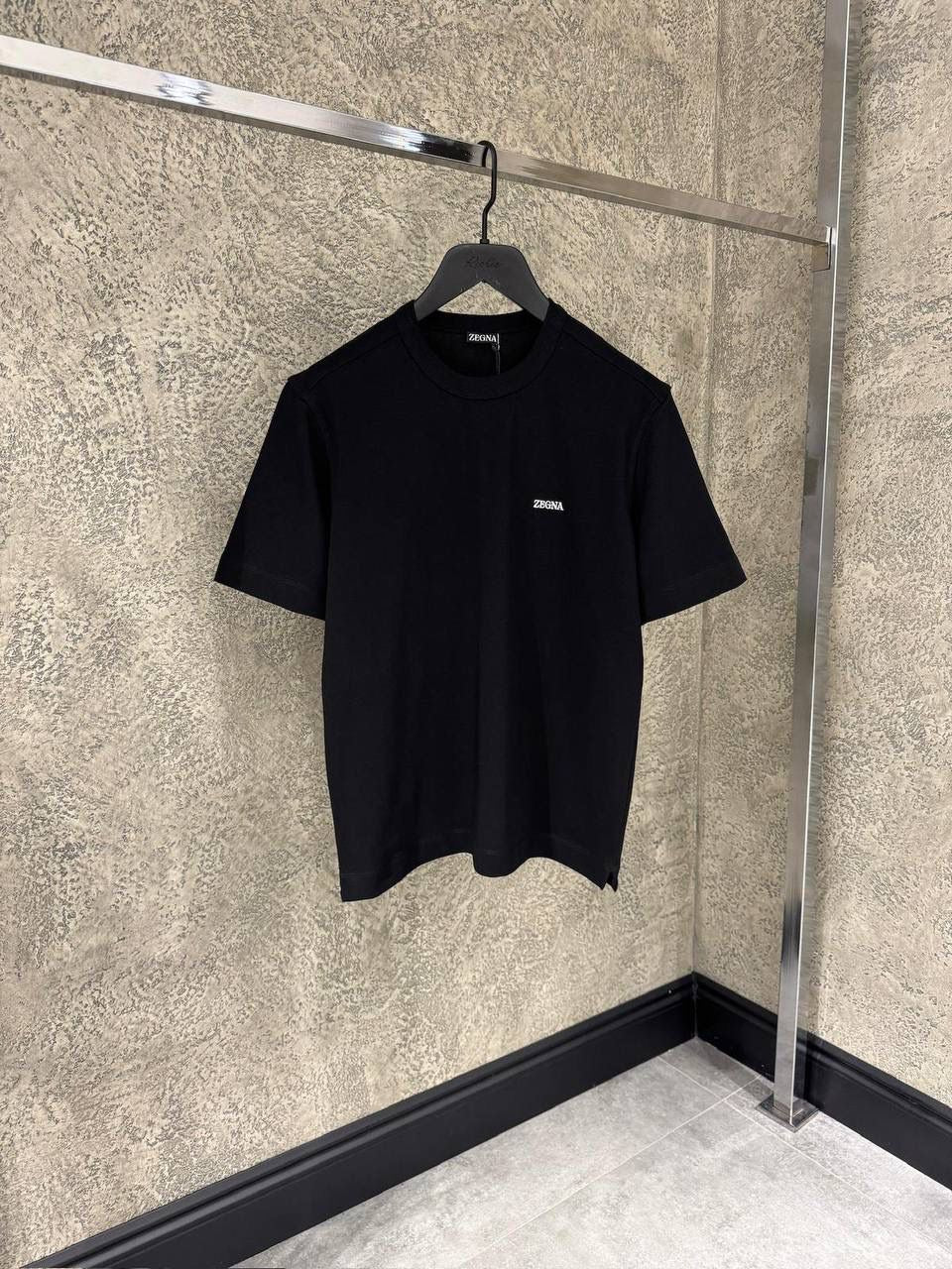 Black Cotton T-shirt