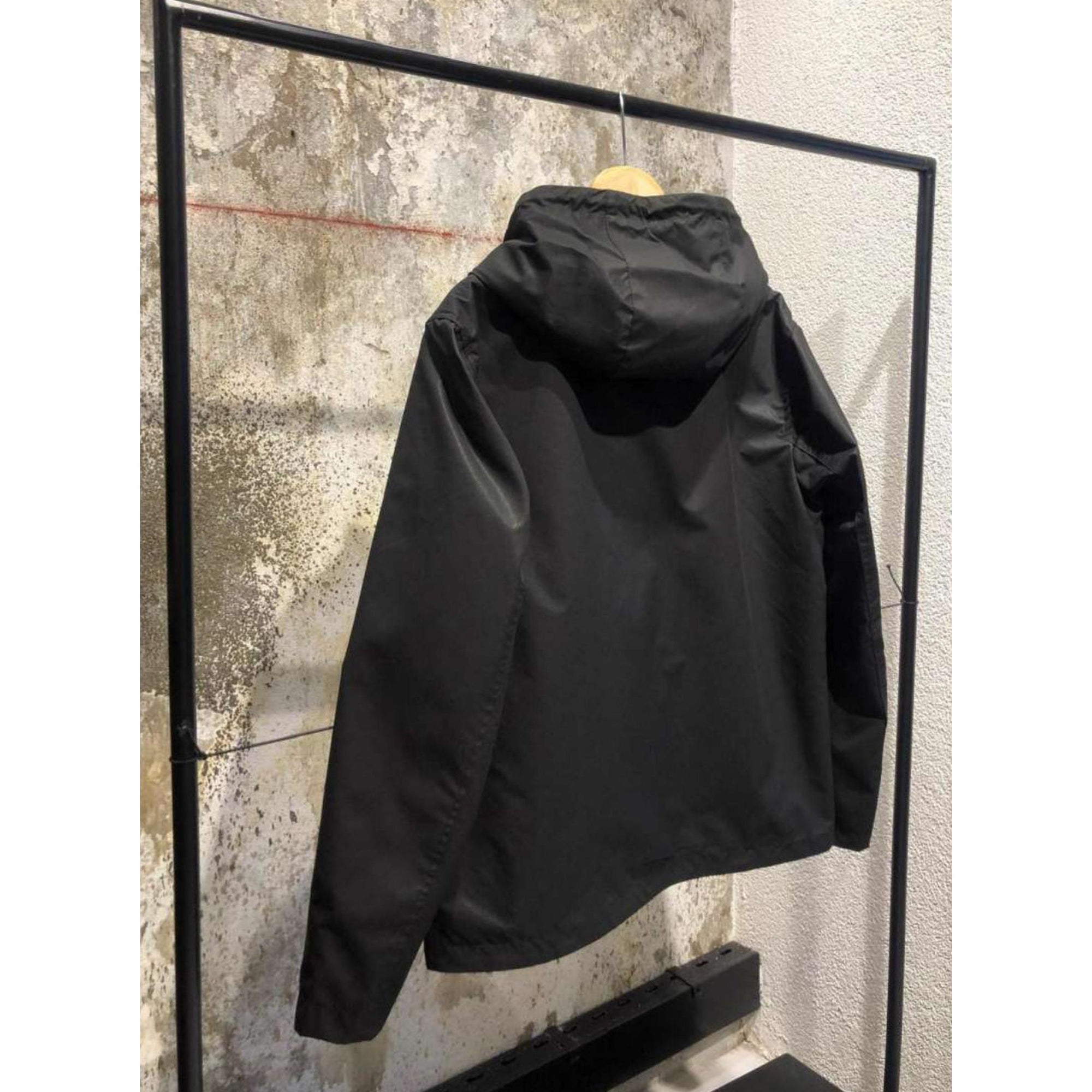 Black Jacket with Monogram Pocket