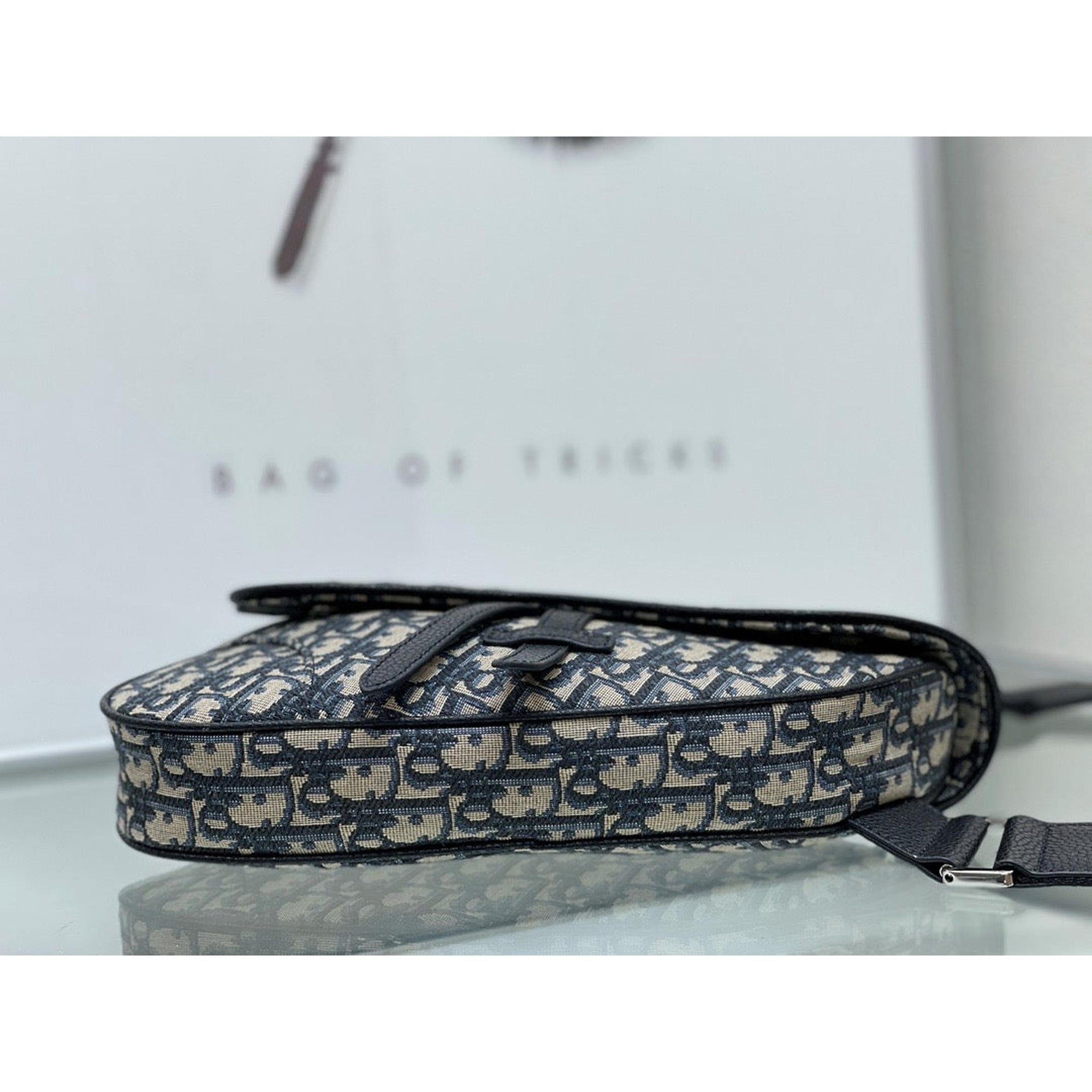 Beige Monogram Saddle Bag (Box included)