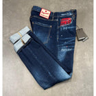 Dark Blue Ripped Jeans