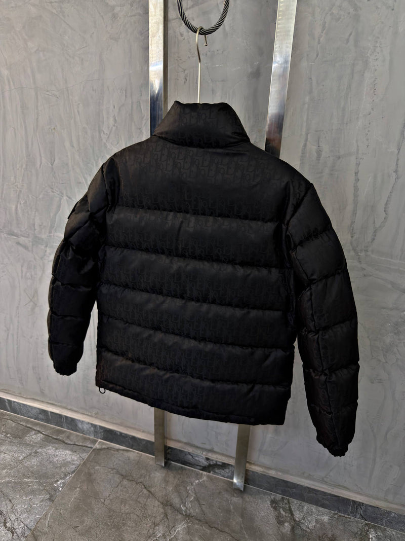 Black Puffer Monogram Jacket